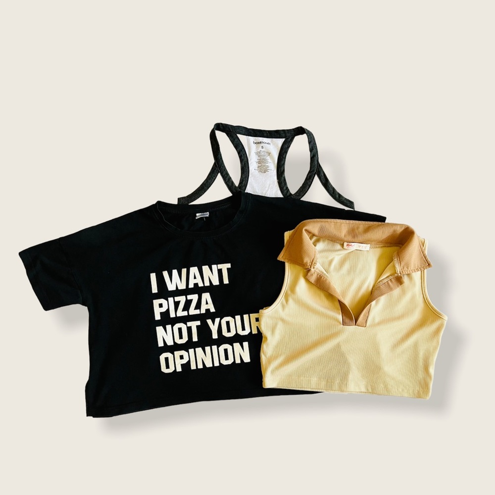 Bundle of 3 teens tops, S